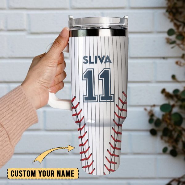 New York Mets Baseball Team MLB Sport Custom Stanley Quencher 30oz-40oz Stainless Steel Tumbler Hot And Cold Tumbler - Image 2
