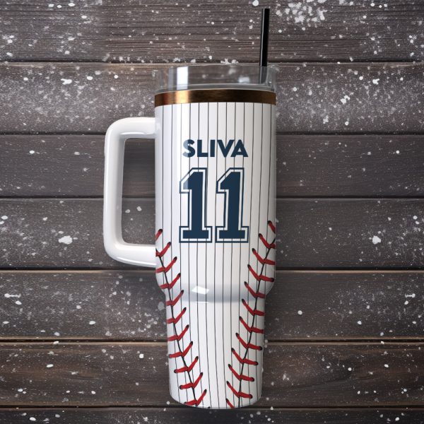 New York Mets Baseball Team MLB Sport Custom Stanley Quencher 30oz-40oz Stainless Steel Tumbler Hot And Cold Tumbler - Image 4