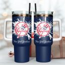 New York Yankees Baseball MLB Sport Custom Stanley Quencher 30oz-40oz Stainless Steel Tumbler