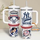 New York Yankees MLB Custom Stanley Quencher 30oz-40oz Stainless Steel Tumbler