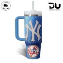 New York Yankees MLB Custom Stanley Quencher 30oz-40oz Stainless Steel Tumbler Hot And Cold Tumbler