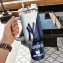MLB New York Yankees Custom Stanley Quencher 30oz-40oz Stainless Steel Tumbler Hot And Cold Tumbler