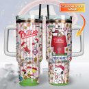 Philadelphia Phillies x Peanuts MLB Custom Stanley Quencher 30oz-40oz Stainless Steel Tumbler Hot And Cold Tumbler