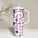 Philadelphia Phillies MLB Custom Stanley Quencher 30oz-40oz Stainless Steel