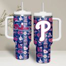 Philadelphia Phillies MLB Custom Stanley Quencher 30oz-40oz Stainless Steel