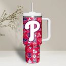Philadelphia Phillies MLB Custom Stanley Quencher 30oz-40oz Stainless Steel