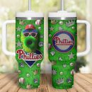 Philadelphia Phillies MLB Custom Stanley Quencher 30oz-40oz Stainless Steel Tumbler