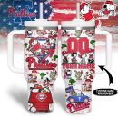Philadelphia Phillies MLB Custom Stanley Quencher 30oz-40oz Stainless Steel Tumbler