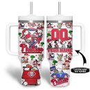 Philadelphia Phillies MLB Custom Stanley Quencher 30oz-40oz Stainless Steel Tumbler