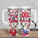 Philadelphia Phillies MLB Custom Stanley Quencher 30oz-40oz Stainless Steel Tumbler