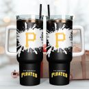 Pittsburgh Pirates Baseball MLB Sport Custom Stanley Quencher 30oz-40oz Stainless Steel Tumbler