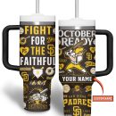 San Diego Padres MLB Custom Stanley Quencher 30oz-40oz Stainless Steel Tumbler Hot And Cold Tumbler