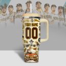 San Diego Padres MLB Custom Stanley Quencher 30oz-40oz Stainless Steel Tumbler