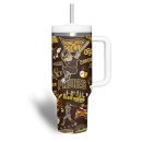 San Diego Padres MLB Custom Stanley Quencher 30oz-40oz Stainless Steel Tumbler