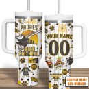 San Diego Padres MLB Custom Stanley Quencher 30oz-40oz Stainless Steel Tumbler