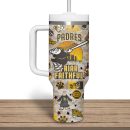 San Diego Padres MLB Custom Stanley Quencher 30oz-40oz Stainless Steel Tumbler