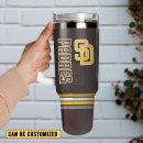 San Diego Padres Baseball MLB Sport Custom Stanley Quencher 30oz-40oz Stainless Steel Tumbler