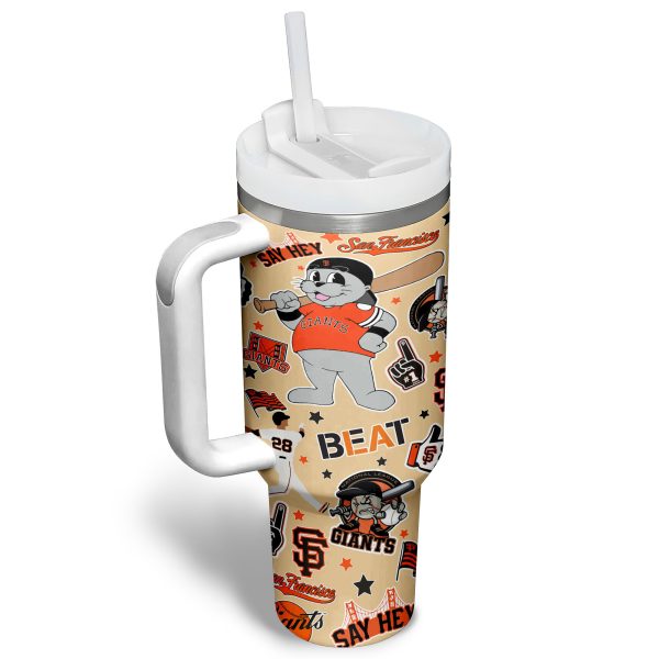 San Francisco Giants MLB Custom Stanley Quencher 30oz-40oz Stainless Steel Tumbler - Image 10