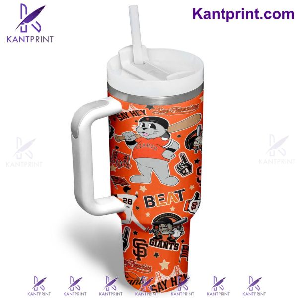 San Francisco Giants MLB Custom Stanley Quencher 30oz-40oz Stainless Steel Tumbler Hot And Cold Tumbler - Image 3