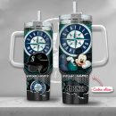 MLB Seattle Mariners Mickey Mouse Custom Stanley Quencher 30oz-40oz Stainless Steel Tumbler Hot And Cold Tumbler