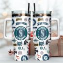 Seattle Mariners Baseball MLB Sport Custom Stanley Quencher 30oz-40oz Stainless Steel Tumbler