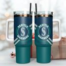 Seattle Mariners Baseball MLB Custom Stanley Quencher 30oz-40oz Stainless Steel Tumbler Hot And Cold Tumbler