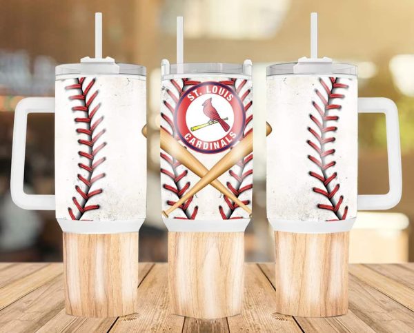 St Louis Cardinals MLB Custom Stanley Quencher 30oz-40oz Stainless Steel