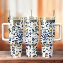 Tampa Bay Rays MLB Sports Custom Stanley Quencher 30oz-40oz Stainless Steel Tumbler Hot And Cold Tumbler