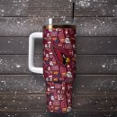 Arizona Cardinals NFL Custom Stanley Quencher 30oz-40oz Stainless Steel Tumbler Hot And Cold Tumbler