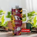 Arizona Cardinals NFL Custom Stanley Quencher 30oz-40oz Stainless Steel Tumbler Hot And Cold Tumbler