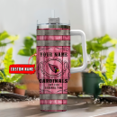 Arizona Cardinals NFL Diehard Fan Custom Stanley Quencher 30oz-40oz Stainless Steel Tumbler Hot And Cold Tumbler