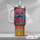 NFL Arizona Cardinals Stitch Glitter Custom Stanley Quencher 30oz-40oz Stainless Steel Tumbler Hot And Cold Tumbler