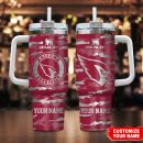 Arizona Cardinals NFL Camo Pattern Custom Stanley Quencher 30oz-40oz Stainless Steel Tumbler Hot And Cold Tumbler