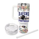 Baltimore Ravens NFL Custom Stanley Quencher 30oz-40oz Stainless Steel Tumbler Hot And Cold Tumbler