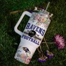Baltimore Ravens NFL Custom Stanley Quencher 30oz-40oz Stainless Steel Tumbler Hot And Cold Tumbler