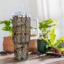 Baltimore Ravens NFL Hunting Realtree Custom Stanley Quencher 30oz-40oz Stainless Steel Tumbler Hot And Cold Tumbler