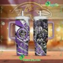 Baltimore Ravens NFL Custom Stanley Quencher 30oz-40oz Stainless Steel Tumbler Hot And Cold Tumbler