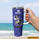 Baltimore Ravens NFL Mickey Mouse Custom Stanley Quencher 30oz-40oz Stainless Steel Tumbler Hot And Cold Tumbler
