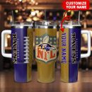 Baltimore Ravens NFL Custom Stanley Quencher 30oz-40oz Stainless Steel Tumbler Hot And Cold Tumbler