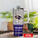 Baltimore Ravens NFL Custom Stanley Quencher 30oz-40oz Stainless Steel Tumbler Hot And Cold Tumbler