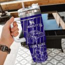 Baltimore Ravens NFL Silver Custom Stanley Quencher 30oz-40oz Stainless Steel Tumbler Hot And Cold Tumbler