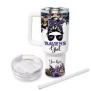 Baltimore Ravens NFL Custom Stanley Quencher 30oz-40oz Stainless Steel Tumbler