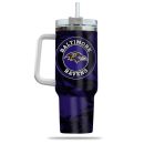 Baltimore Ravens NFL Custom Stanley Quencher 30oz-40oz Stainless Steel Tumbler Hot And Cold Tumbler