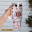 Atlanta Falcons NFL Custom Stanley Quencher 30oz-40oz Stainless Steel Tumbler Hot And Cold Tumbler
