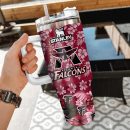 Atlanta Falcons NFL Tropical Floral Custom Stanley Quencher 30oz-40oz Stainless Steel