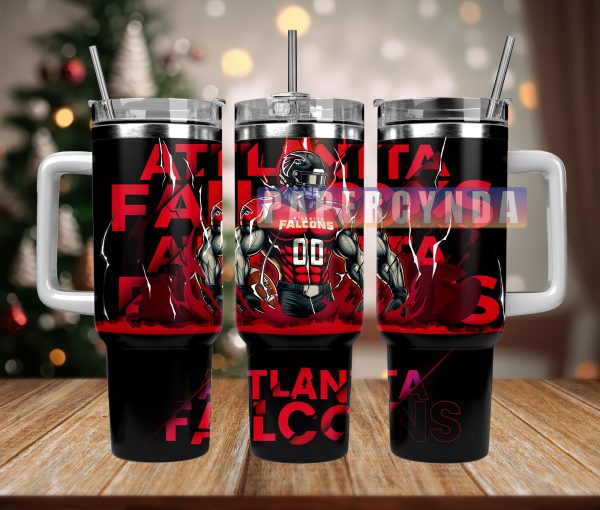 Atlanta Falcons Custom Stanley Quencher 30oz-40oz Stainless Steel Tumbler Hot And Cold Tumbler