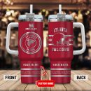Atlanta Falcons NFL Custom Stanley Quencher 30oz-40oz Stainless Steel Tumbler Hot And Cold Tumbler