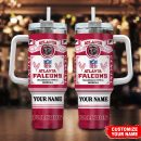 Atlanta Falcons NFL Super Bowl Champs Pride Custom Stanley Quencher 30oz-40oz Stainless Steel Tumbler Hot And Cold Tumbler