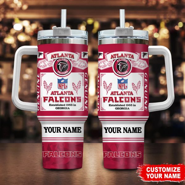 Atlanta Falcons NFL Super Bowl Champs Pride Custom Stanley Quencher 30oz-40oz Stainless Steel Tumbler Hot And Cold Tumbler