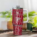 Atlanta Falcons NFL Silver Custom Stanley Quencher 30oz-40oz Stainless Steel Tumbler Hot And Cold Tumbler